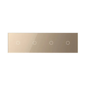 Livolo | Goud | 1+1+1+1 | Puls | Schakelaar Livolo Nederland B.V.