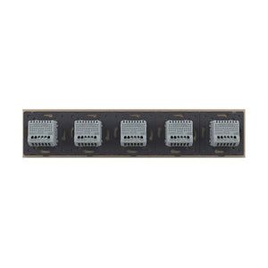 Livolo | Goud | 1+1+1+1+1 | Puls | Schakelaar Livolo Nederland B.V.