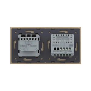 Livolo | Goud | 1+SR | Dimmer | Wisselschakelaar met wandcontactdoos Livolo Nederland B.V.