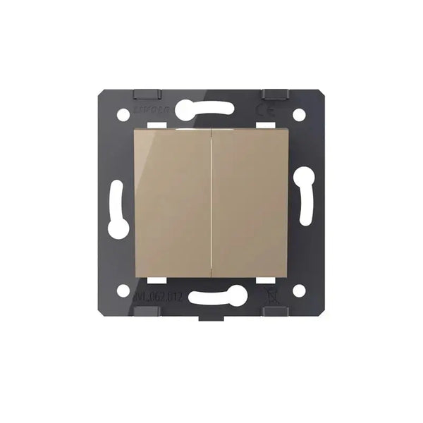 Livolo | Goud | 2 | Module | Puls | Wipschakelaar Livolo Nederland B.V.
