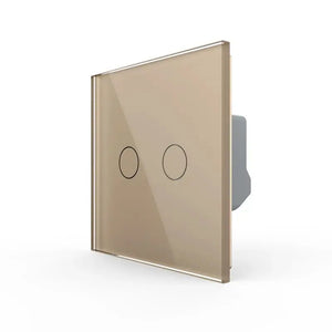 Livolo | Goud | 2 | Puls | 12 of 24V DC | Schakelaar Livolo Nederland B.V.
