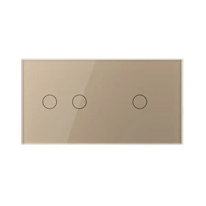Livolo | Goud | 2+1 | Aan/Uit | 12 of 24V DC | Schakelaar Livolo Nederland B.V.