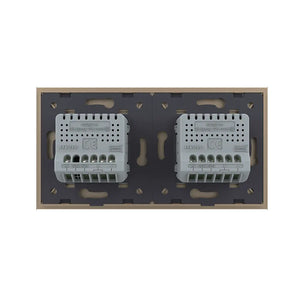 Livolo | Goud | 2+1 | Puls | 12 of 24V DC | Schakelaar Livolo Nederland B.V.
