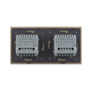Livolo | Goud | 2+2 | Puls | 12 of 24V DC | Schakelaar Livolo Nederland B.V.