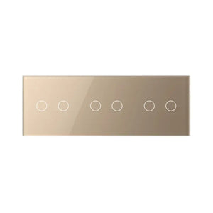 Livolo | Goud | 2+2+2 | Puls | Schakelaar Livolo Nederland B.V.