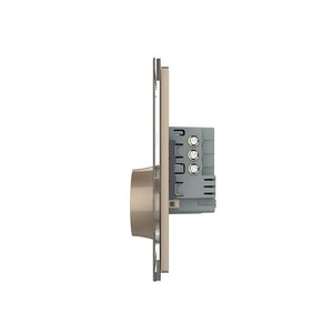 Livolo | Goud | Aan/Uit | Wissel serieschakelaar met wandcontactdoos | 1 inbouwdoos | Smart Home Livolo Nederland B.V.
