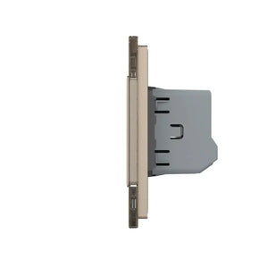 Livolo | Goud | SR | 1 | Slide-Dimmer | Wisselschakelaar Livolo Nederland B.V.
