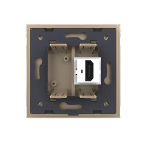 Livolo | Goud | SR | HDMI | Blindplaat Livolo Nederland B.V.