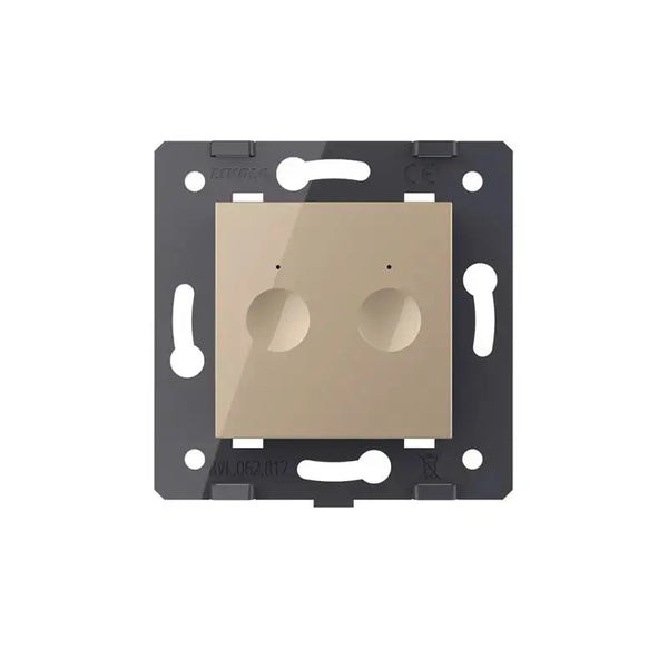 Livolo | Goud | SR | Module | Aan/Uit | Dubbel | Wisselschakelaar | Smart Home