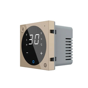 Livolo gouden thermostaat voor elektrische verwarming en 230V-apparaten
