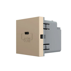 Livolo | Goud | SR | Module | USB-C aansluiting Livolo Nederland B.V.