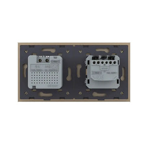 Livolo | Goud | SR+SR | Wandcontactdoos | Bewegingsmelder | Aan/Uit Livolo Nederland B.V.