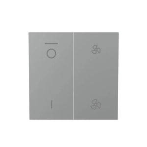 Livolo | Grijs | 1 | Module | 3-Standen | Ventilatorschakelaar Livolo Nederland B.V.