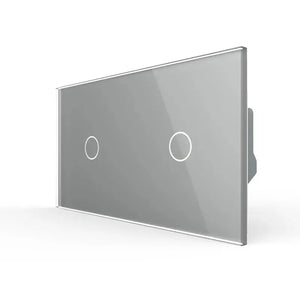 Livolo | Grijs | 1+1 | Aan/Uit | 12 of 24V DC | Schakelaar Livolo Nederland B.V.
