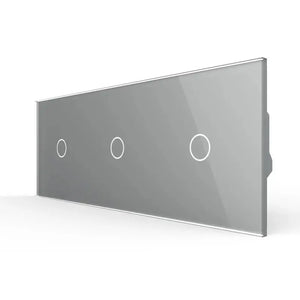 Livolo | Grijs | 1+1+1 | Puls | Schakelaar Livolo Nederland B.V.