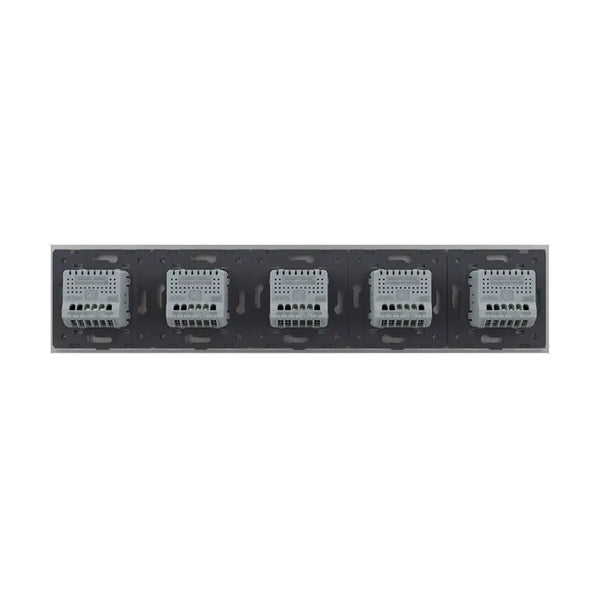 Livolo | Grijs | 1+1+1+1+1 | Puls | Schakelaar Livolo Nederland B.V.