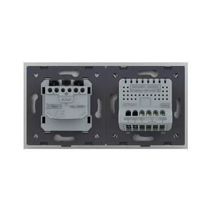 Livolo | Grijs | 1+SR | Dimmer | Wisselschakelaar met wandcontactdoos Livolo Nederland B.V.