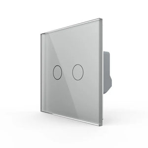 Livolo | Grijs | 2 | Aan/Uit | 12 of 24V DC | Schakelaar Livolo Nederland B.V.