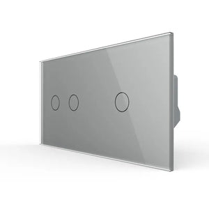 Livolo | Grijs | 2+1 | Puls | Schakelaar Livolo Nederland B.V.