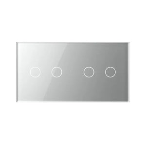 Livolo | Grijs | 2+2 | Aan/Uit | 12 of 24V DC | Schakelaar Livolo Nederland B.V.