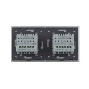 Livolo | Grijs | 2+2 | Puls | 12 of 24V DC | Schakelaar Livolo Nederland B.V.