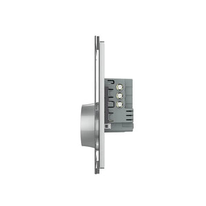 Livolo | Grijs | Aan/Uit | Wissel serieschakelaar met wandcontactdoos | 1 inbouwdoos | Smart Home Livolo Nederland B.V.
