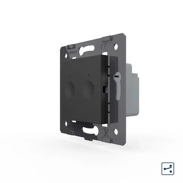 Livolo | Zwart | SR | Module | Aan/Uit | Dubbel | Wisselschakelaar | Smart Home