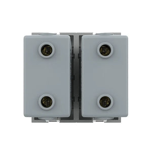 Grijze Livolo dubbele USB aansluiting voor een nette laadoplossing in design schakelmateriaal