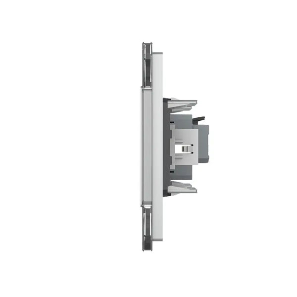 Livolo | Grijs | SR+SR | Wandcontactdoos | HDMI aansluiting | Blindplaat Livolo Nederland B.V.