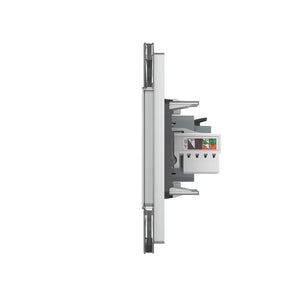 Livolo | Grijs | SR+SR | Wandcontactdoos | Netwerk | Blindplaat Livolo Nederland B.V.