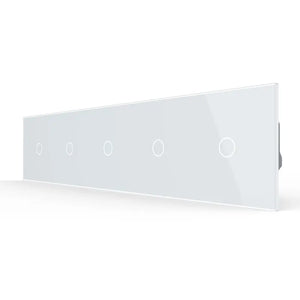 Livolo | Wit | 1+1+1+1+1 | Puls | Schakelaar Livolo Nederland B.V.