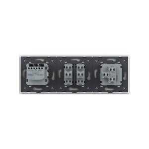 Livolo | Wit | 1+2+SR | Aan/Uit | Wipschakelaar met wandcontactdoos Livolo Nederland B.V.