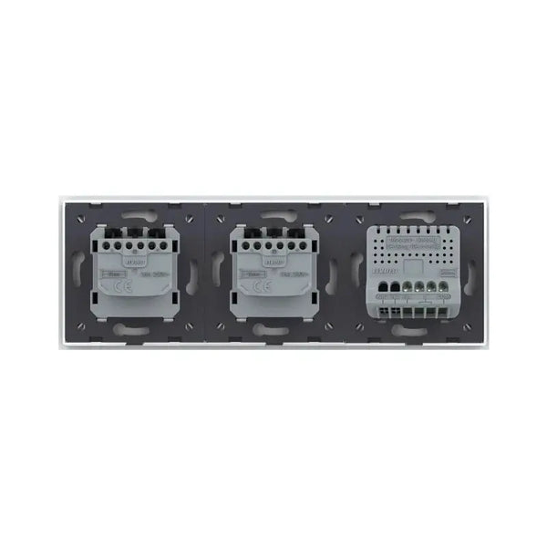 Livolo | Wit | 1+SR+SR | Aan/Uit | Wisselschakelaar met dubbele wandcontactdoos Livolo Nederland B.V.