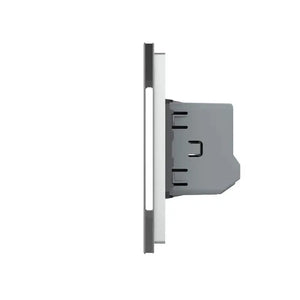 Livolo | Wit | 2+2 | Puls | 12 of 24V DC | Schakelaar Livolo Nederland B.V.