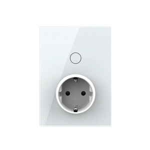 Livolo | Wit | Aan/Uit | Schakelaar met wandcontactdoos | 1 inbouwdoos Livolo Nederland B.V.