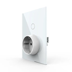 Livolo | Wit | Aan/Uit | Schakelaar met wandcontactdoos | 1 inbouwdoos Livolo Nederland B.V.