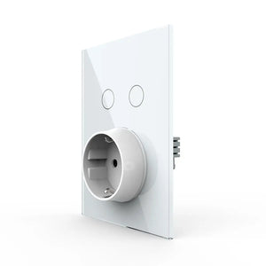 Livolo | Wit | Aan/Uit | Wissel serieschakelaar met wandcontactdoos | 1 inbouwdoos Livolo Nederland B.V.