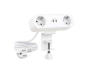 Livolo | Wit | Bureau Stekkerdoos | Dubbel Stopcontact + Dubbele USB-C Oplader Livolo Nederland B.V.
