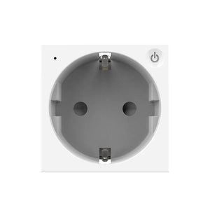 Wit slim stopcontact met app-bediening en energiemonitoring voor Smart Home