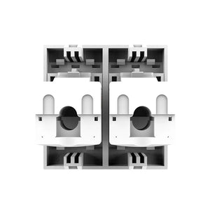 Witte Livolo dubbele ethernet aansluiting Cat6 voor strak geïntegreerd schakelmateriaal