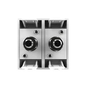 Witte Livolo dubbele satelliet aansluiting voor design multimedia schakelmateriaal