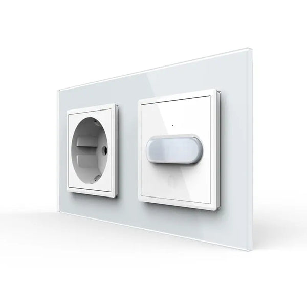 Livolo | Wit | SR+SR | Aan/Uit | Wandcontactdoos | Bewegingsmelder Livolo Nederland B.V.
