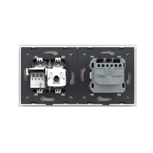 Livolo | Wit | SR+SR | Wandcontactdoos | Netwerk | Telefoon Livolo Nederland B.V.