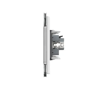 Livolo | Wit | SR+SR | Wandcontactdoos | TV aansluiting | Blindplaat Livolo Nederland B.V.