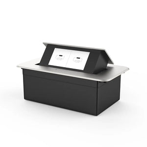 Livolo | Zilver | 2 | Pop-Up Stekkerdoos | Push | Inbouw | USB-C + USB-C - Wit Livolo Nederland B.V.