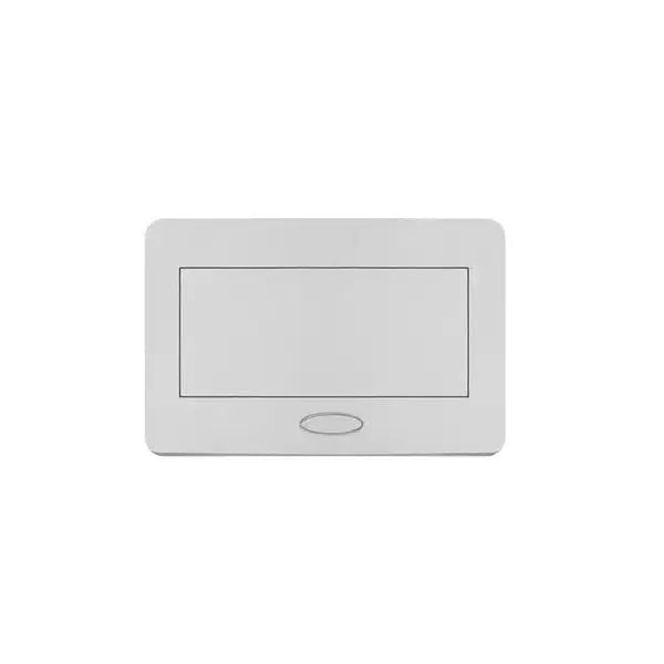 Livolo | Zilver | 2 | Pop-Up Stekkerdoos | Push | Inbouw | Wandcontactdoos + Netwerk cat.6 met Netwerk cat.6 - Grijs Livolo Nederland B.V.