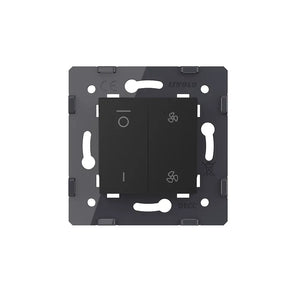 Livolo | Zwart | 1 | Module | 3-Standen | Ventilatorschakelaar Livolo Nederland B.V.