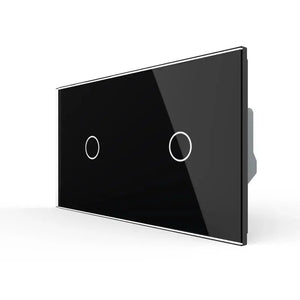 Livolo | Zwart | 1+1 | Aan/Uit | 12 of 24V DC | Schakelaar Livolo Nederland B.V.