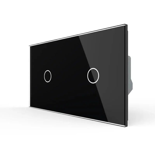 Livolo | Zwart | 1+1 | Aan/Uit | 12 of 24V DC | Schakelaar Livolo Nederland B.V.