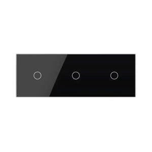 Livolo | Zwart | 1+1+1 | Puls | Schakelaar Livolo Nederland B.V.